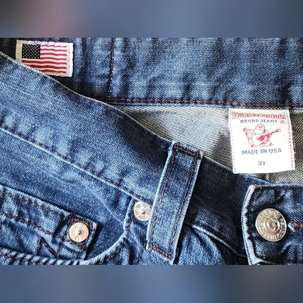 True Religion Vintage Bobby Bootcut Mens Jeans Size 31